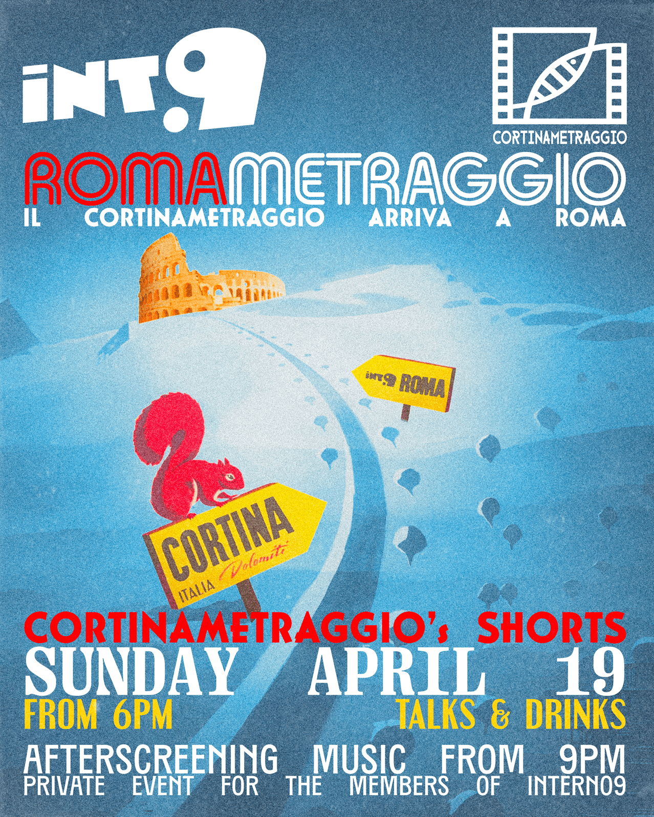 Romametraggio - Il Cortinametraggio arriva a Roma - 19.04.26